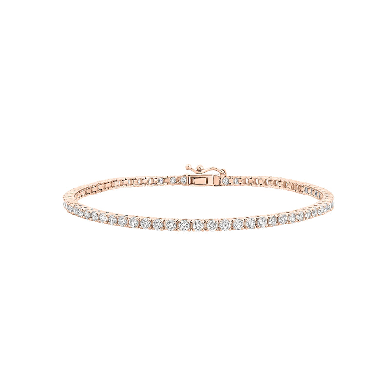 Natural 2.00ct Diamond Tennis Bracelet