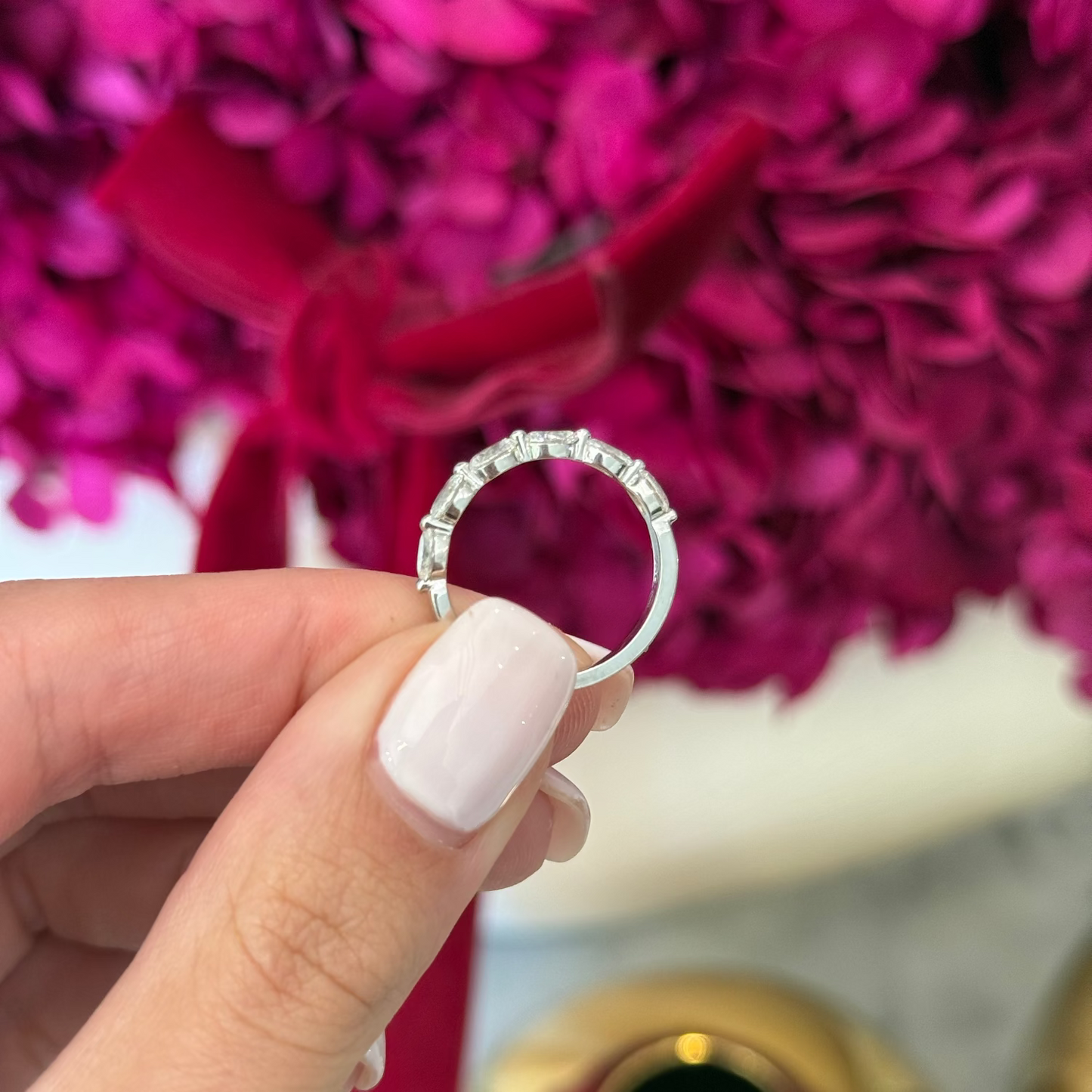 Bianca Design Natural Diamond Wedding Band