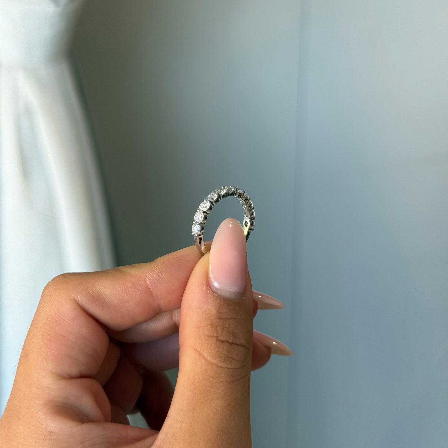 Agostino Design 13pt Lab Grown Diamond Wedding Band