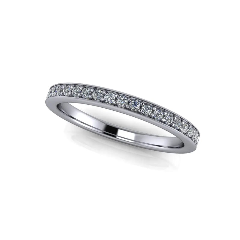 Pave Lab Grown Wedding Ring