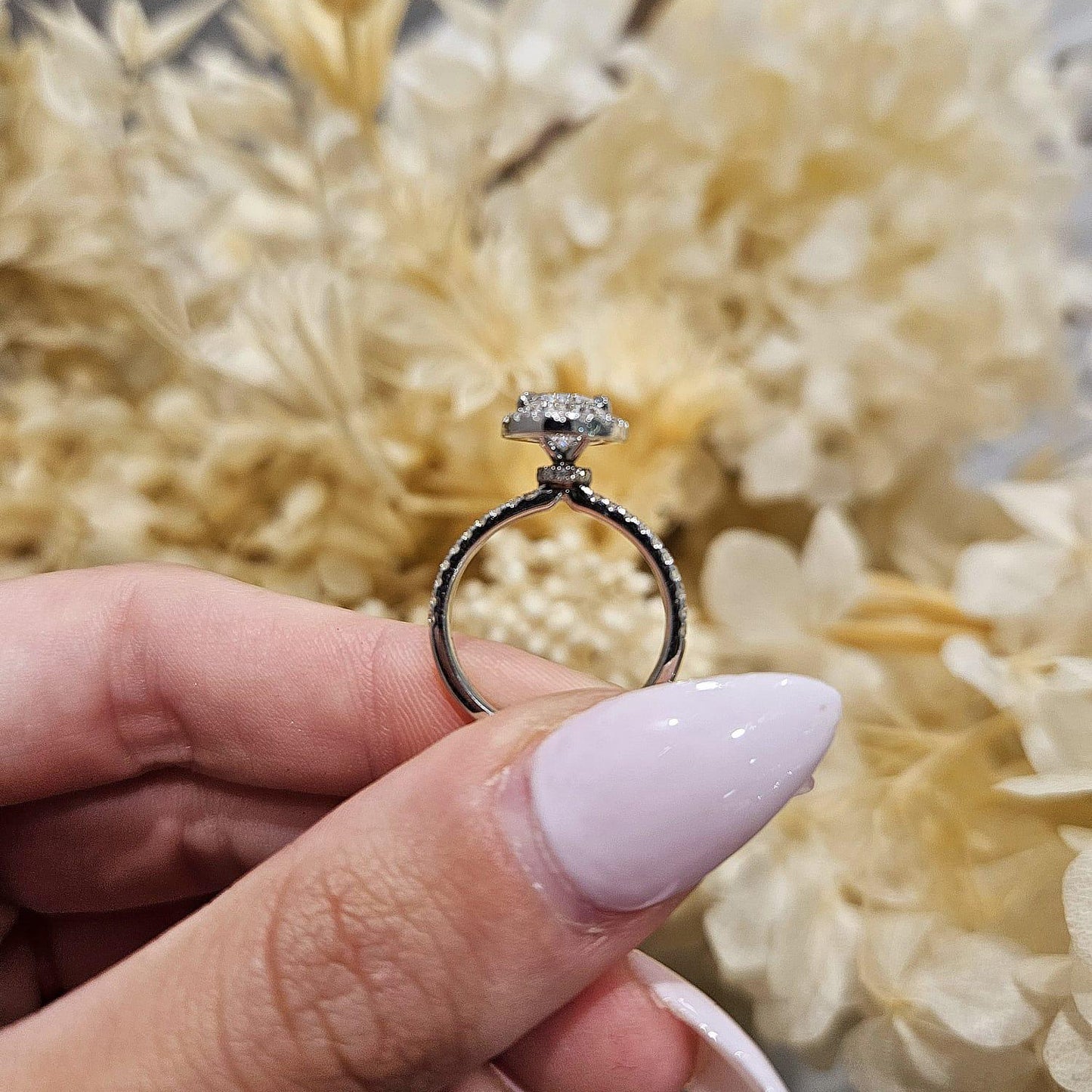 1.51ct Pear Cut Lab Grown Pissarro Design Platinum - Michael Arthur Diamonds