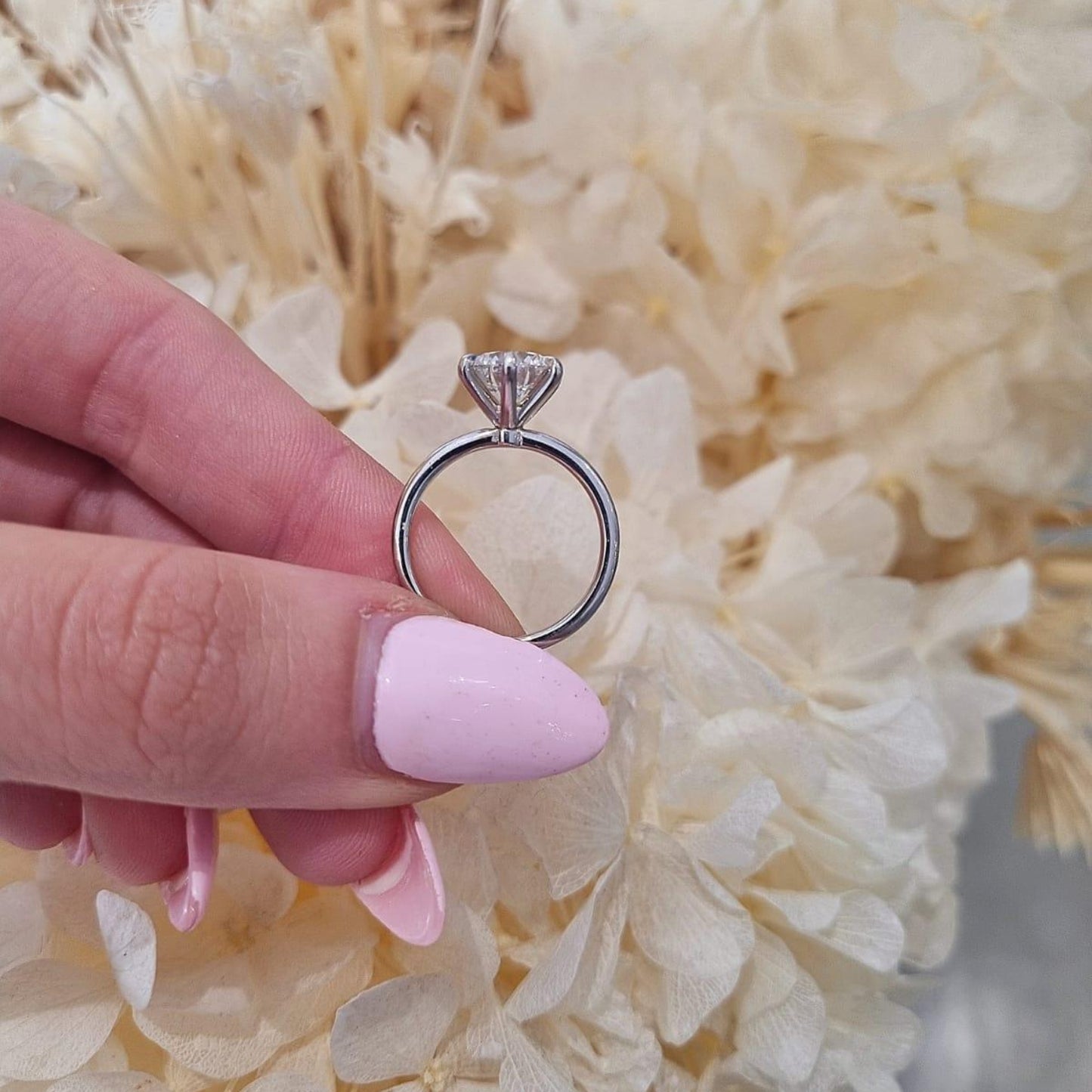 2.21ct Round Cut Lab Grown Henri Design Platinum - Michael Arthur Diamonds