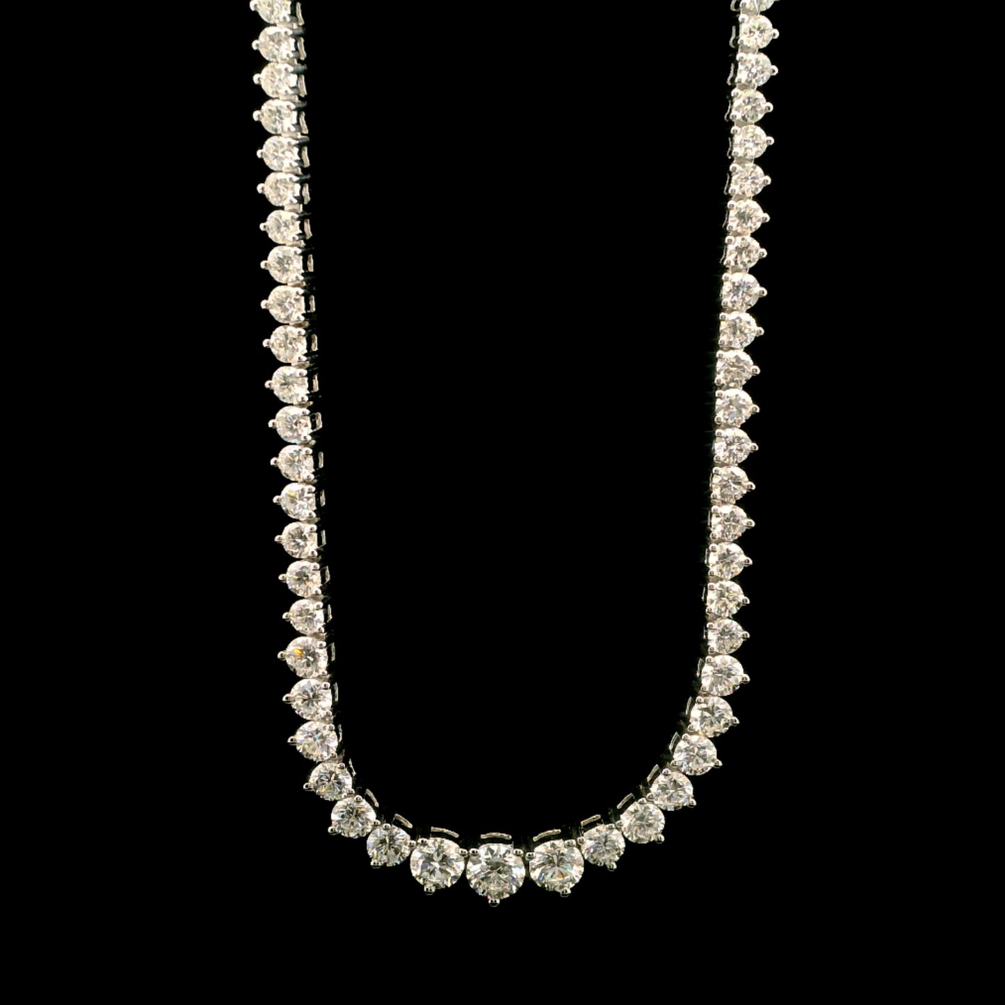 8.40ct Diamond Tennis Necklace
