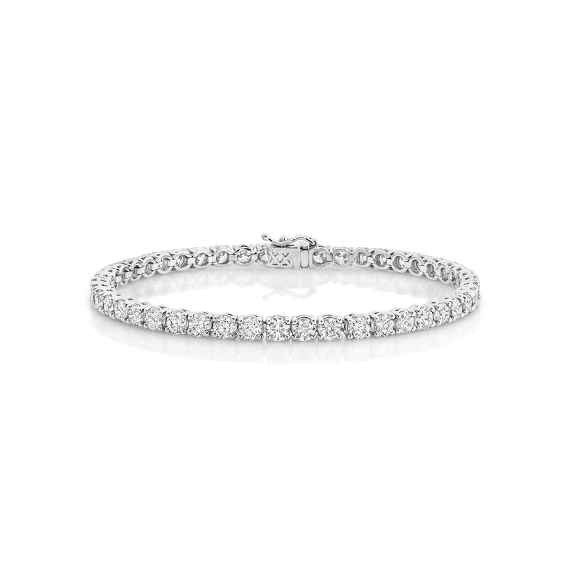 Natural 7.00ct Diamond Tennis Bracelet