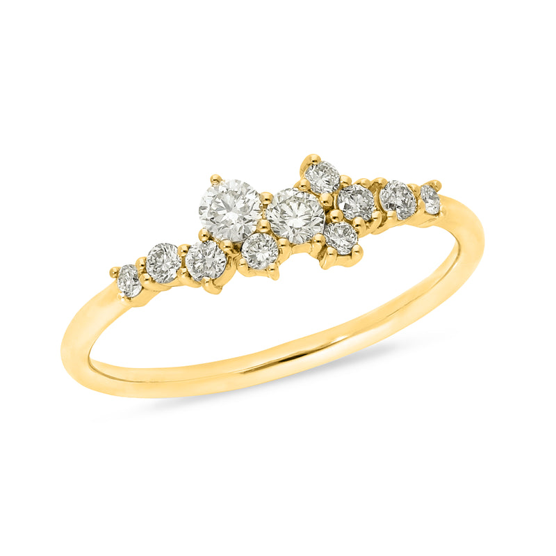 Diamond Claw Set Anniversary Ring