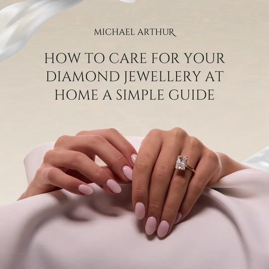 Guide on how to care for diamond jewellery at home with simple maintenance tips.