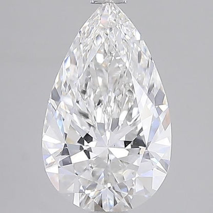 E colour VS1 clarity 2.54ct Pear cut Lab Grown Diamond GIA