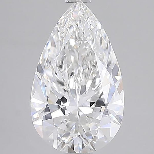 E colour VS1 clarity 2.54ct Pear cut Lab Grown Diamond GIA