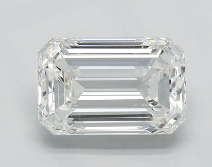 F colour VVS2 clarity 1.00ct Lab Grown Emerald cut Diamond