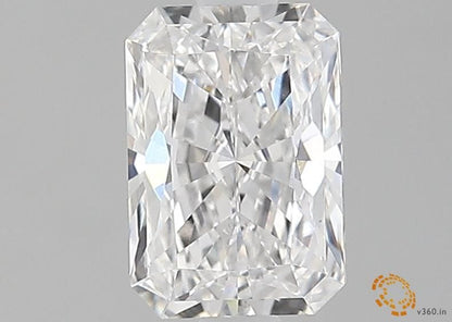E colour VS1 clarity 1.22ct Lab Grown Radiant cut Diamond