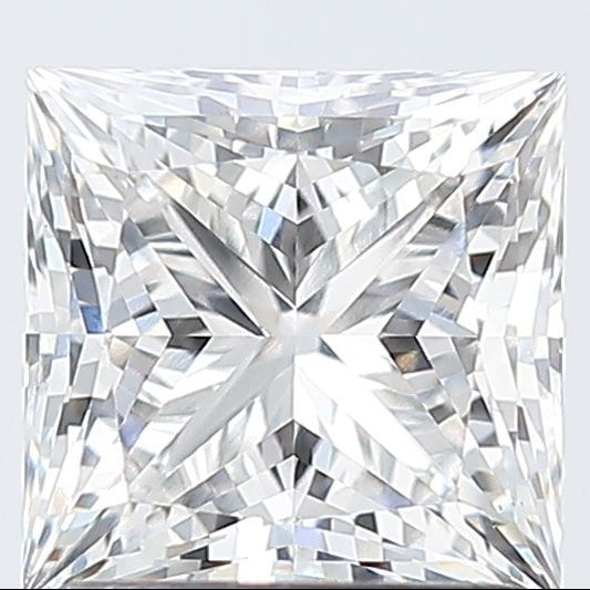 F Colour VS1 clarity 1.57ct Lab Grown Princess cut Diamond