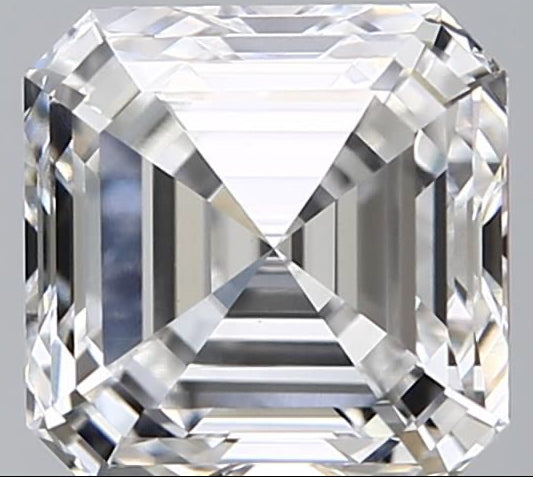 E Colour VVS2 Clarity 2.03ct Lab Grown Asscher cut Diamond