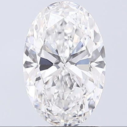 D Colour VVS2 Clarity 1.71ct Lab Grown Oval cut Diamond