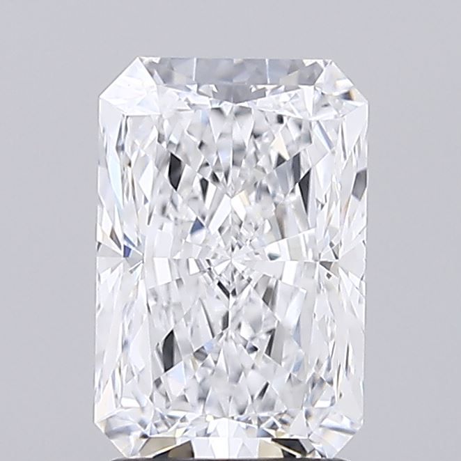 D colour VVS2 clarity 2.30ct Lab Grown Radiant cut Diamond