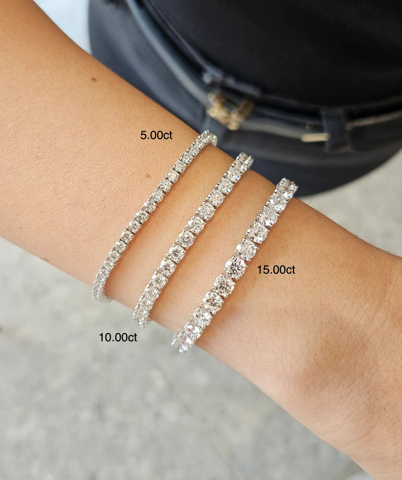 6.30ct Tennis Bracelet Lab Grown Diamonds