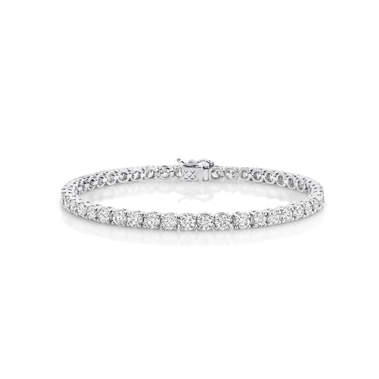 9.00ct Lab Grown Diamond Tennis Bracelet - Michael Arthur Diamonds