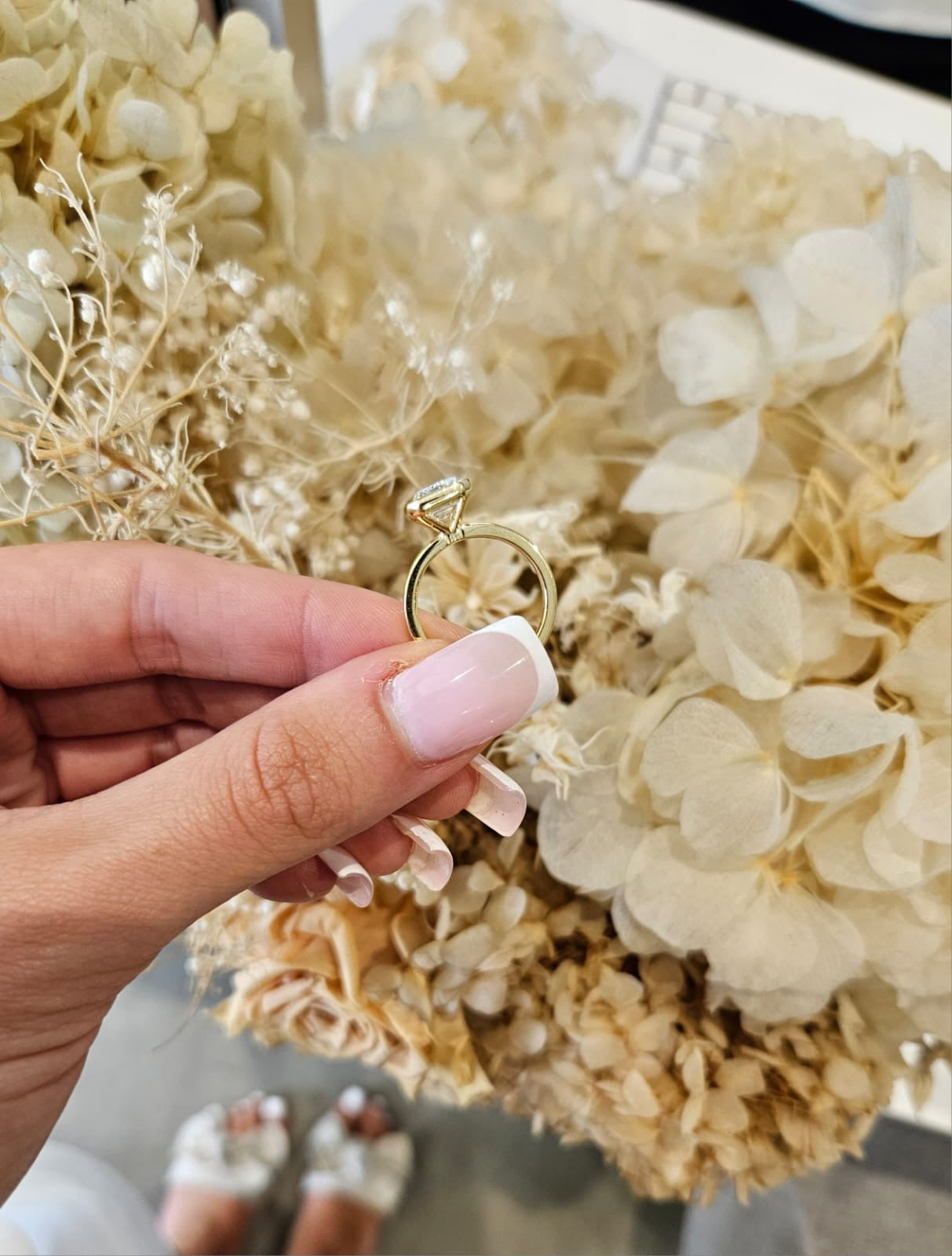 3.09ct Emerald Cut Lab Grown ESTELLE Design Yellow Gold