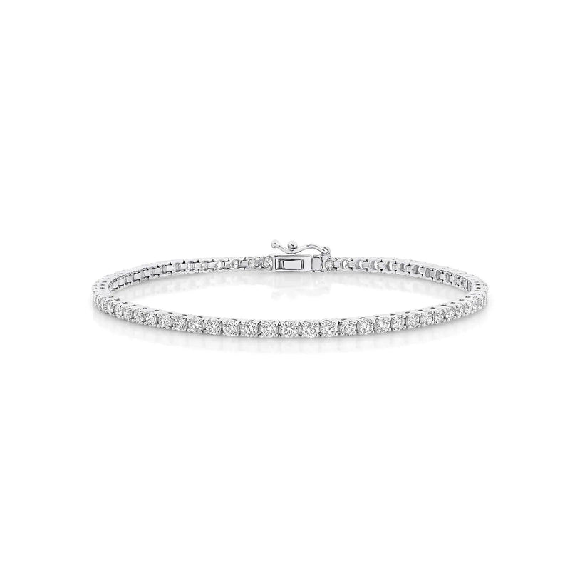 2.70ct Natural Diamond Tennis Bracelet