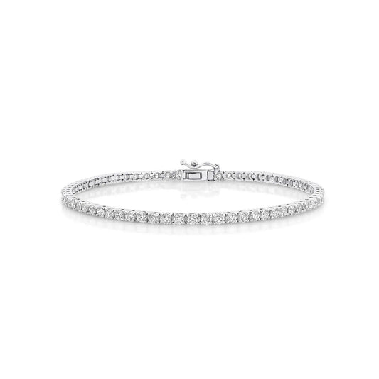 2.20ct Natural Diamond Tennis Bracelet