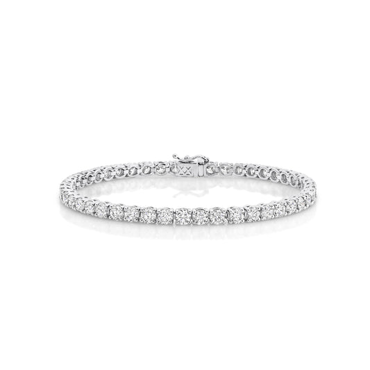 8.00ct Natural Diamond Tennis Bracelet - Michael Arthur Diamonds