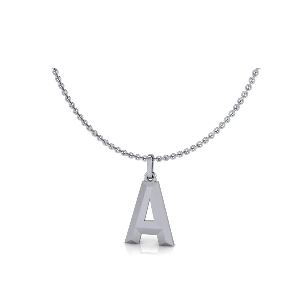 A-Initial-Pendant-White