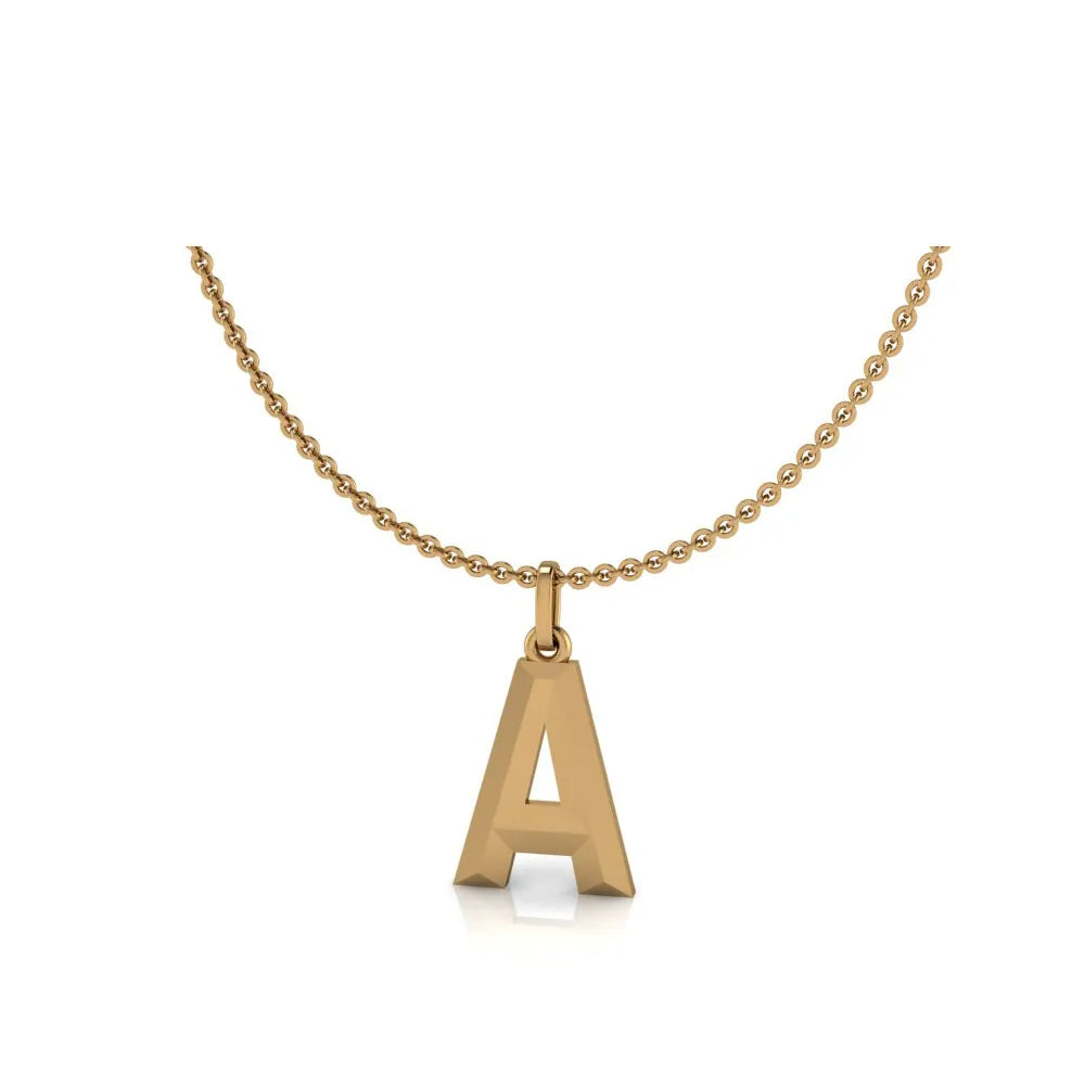 A-Initial-Pendant-Yellow