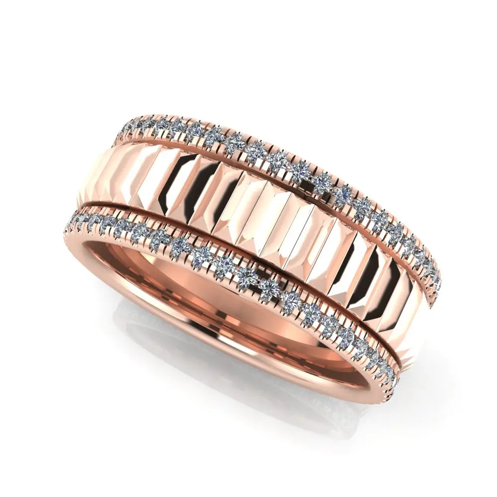 August Wedding Ring - Michael Arthur Diamonds
