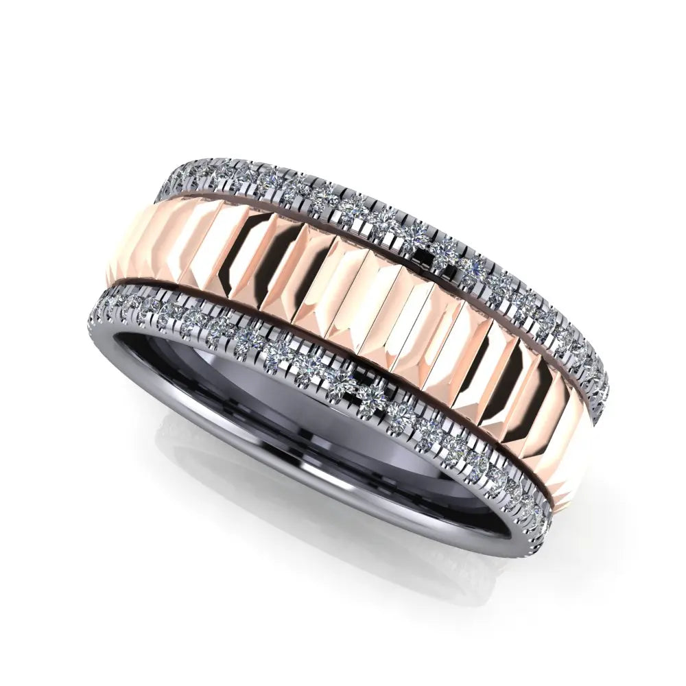 August Wedding Ring - Michael Arthur Diamonds