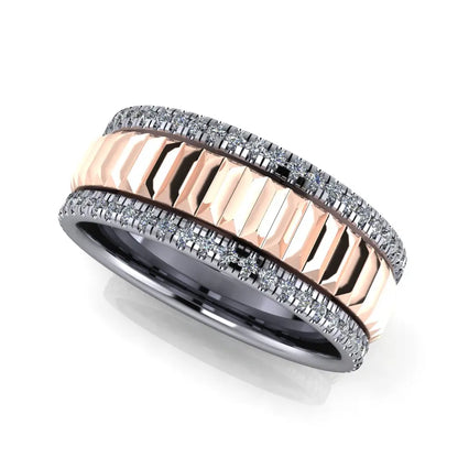 August Wedding Ring - Michael Arthur Diamonds