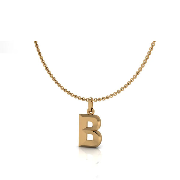 B-Initial-Pendant-Yellow