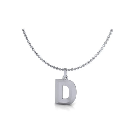 D-Initial-Pendant-White