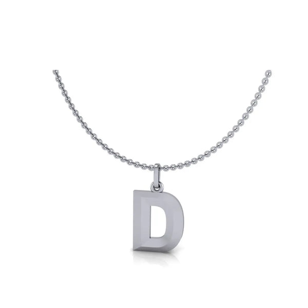 D-Initial-Pendant-White