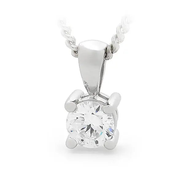 Diamond 4 Claw Pendant 0.50ct