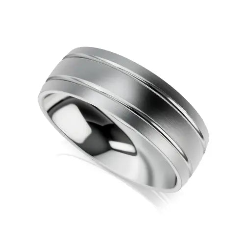 Dominic Wedding Ring white