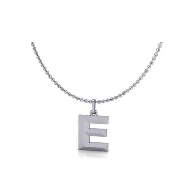 E-Initial-Pendant-White
