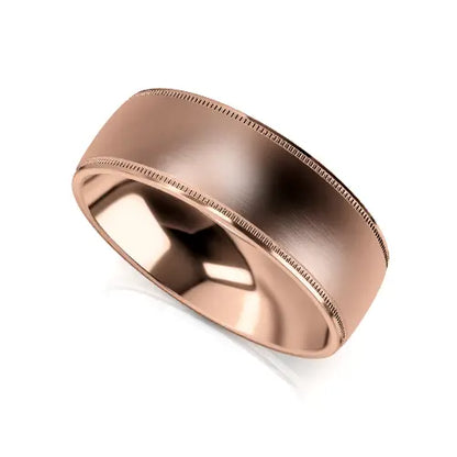 Edwardo Wedding Ring rose gold full