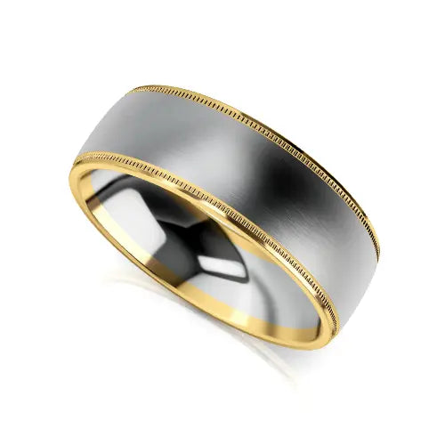 Edwardo Wedding Ring yellow white