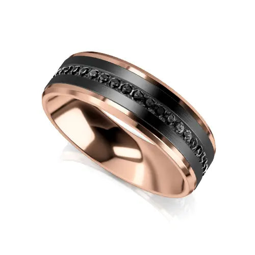 Emilio Wedding Ring rose gold design 