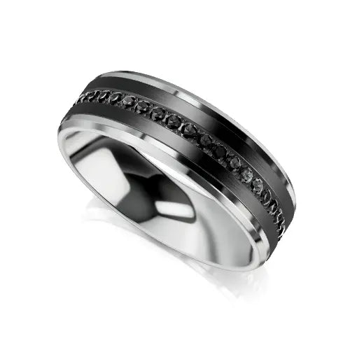 Emilio Wedding Ring white silver