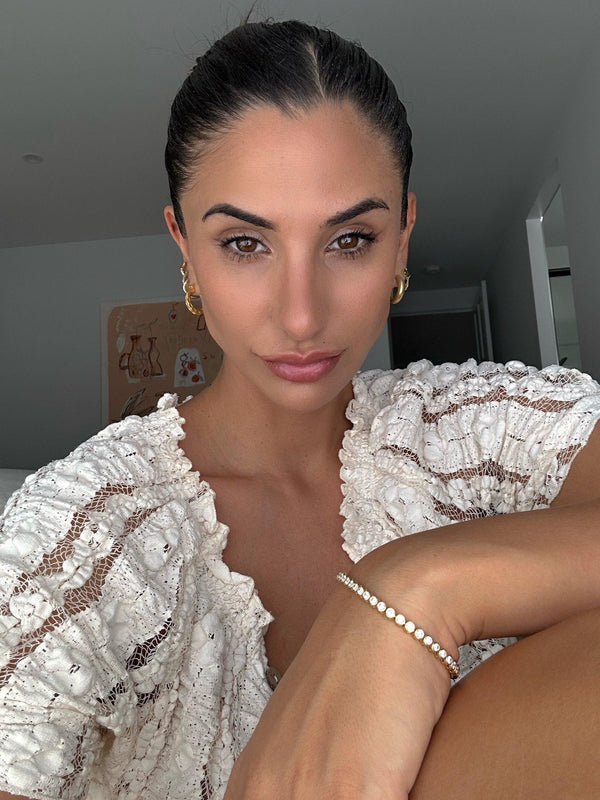 3.50ct Bezel set Tennis Bracelet Lab Grown diamonds