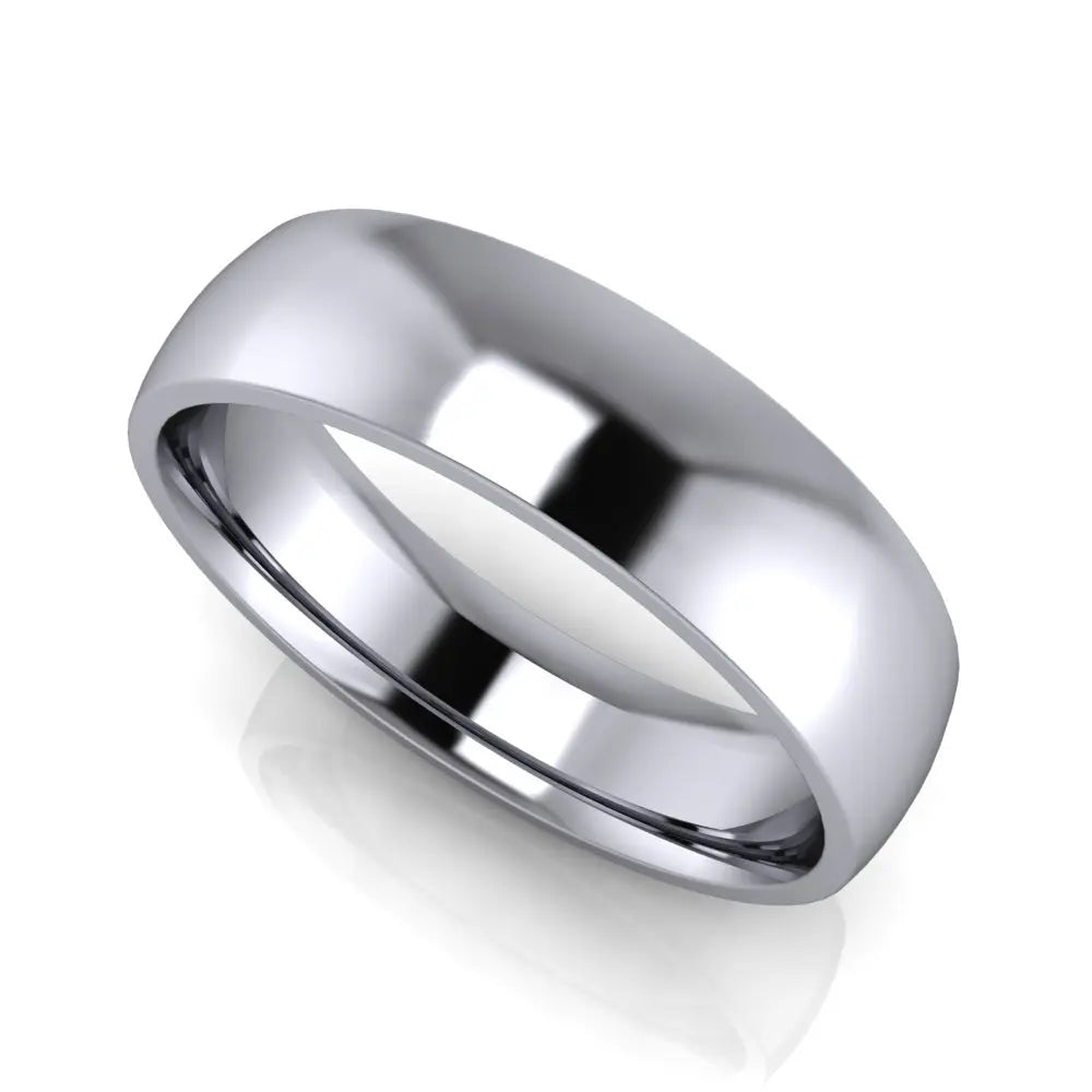 Fransisco Wedding Ring  18ct white gold