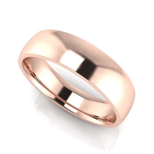 Fransisco Wedding Ring 18ct rose gold