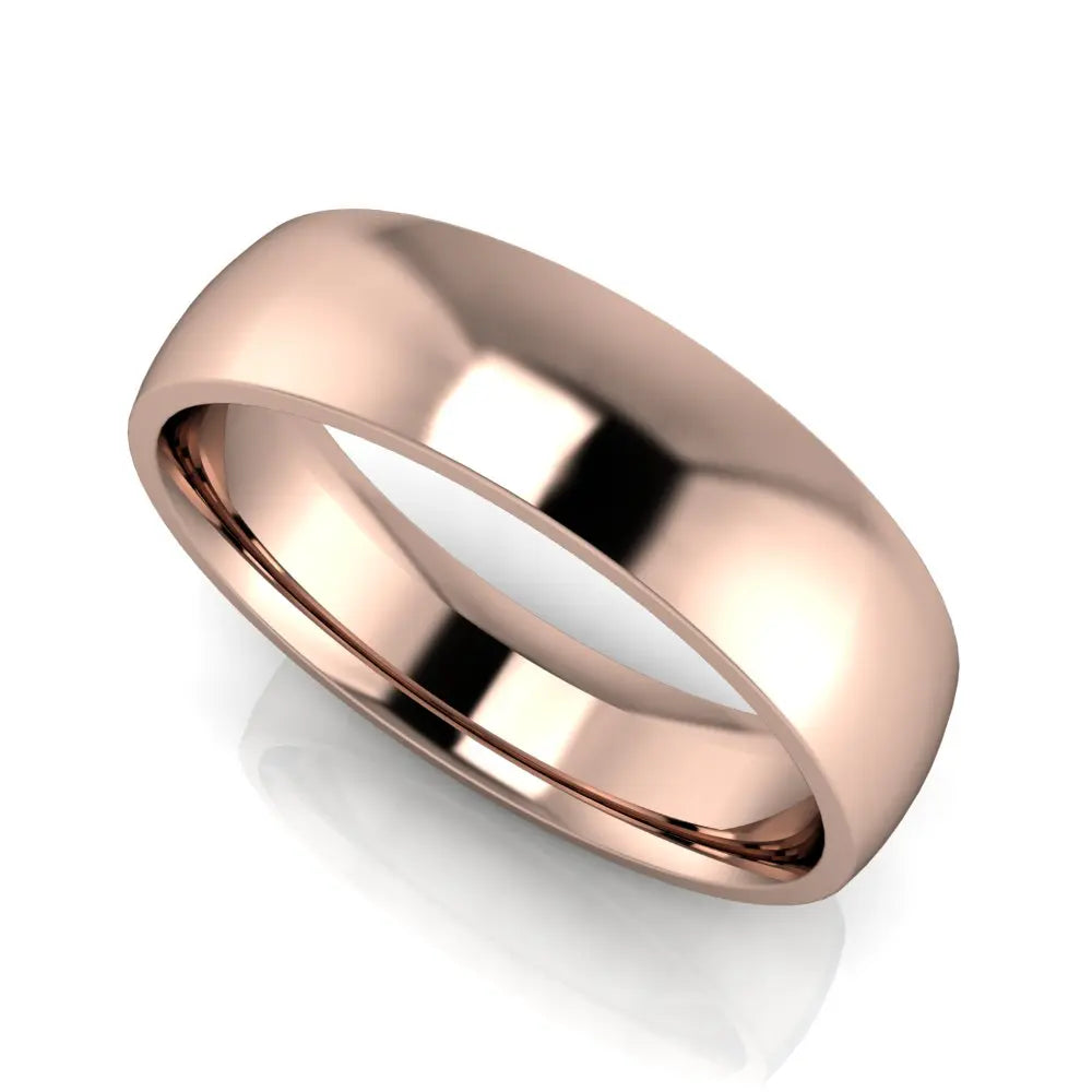 Fransisco Wedding Ring 9ct rose gold