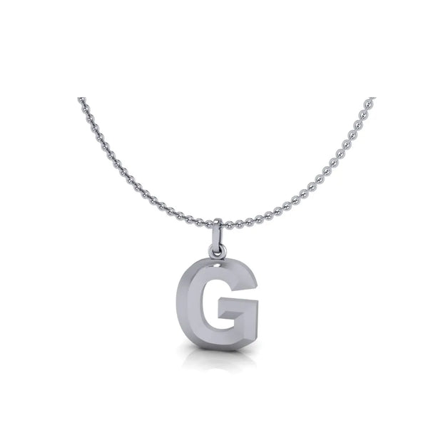G-Initial-Pendant-White