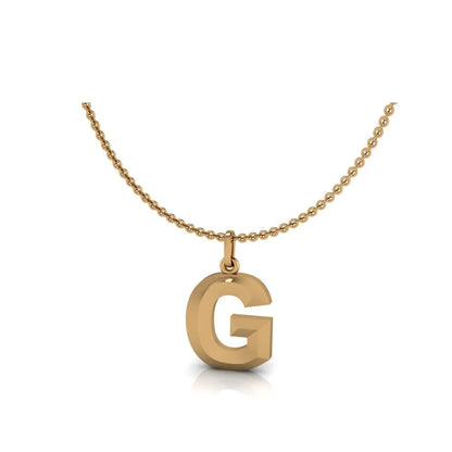 G-Initial-Pendant-Yellow