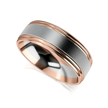 Gianni Wedding Ring white rose