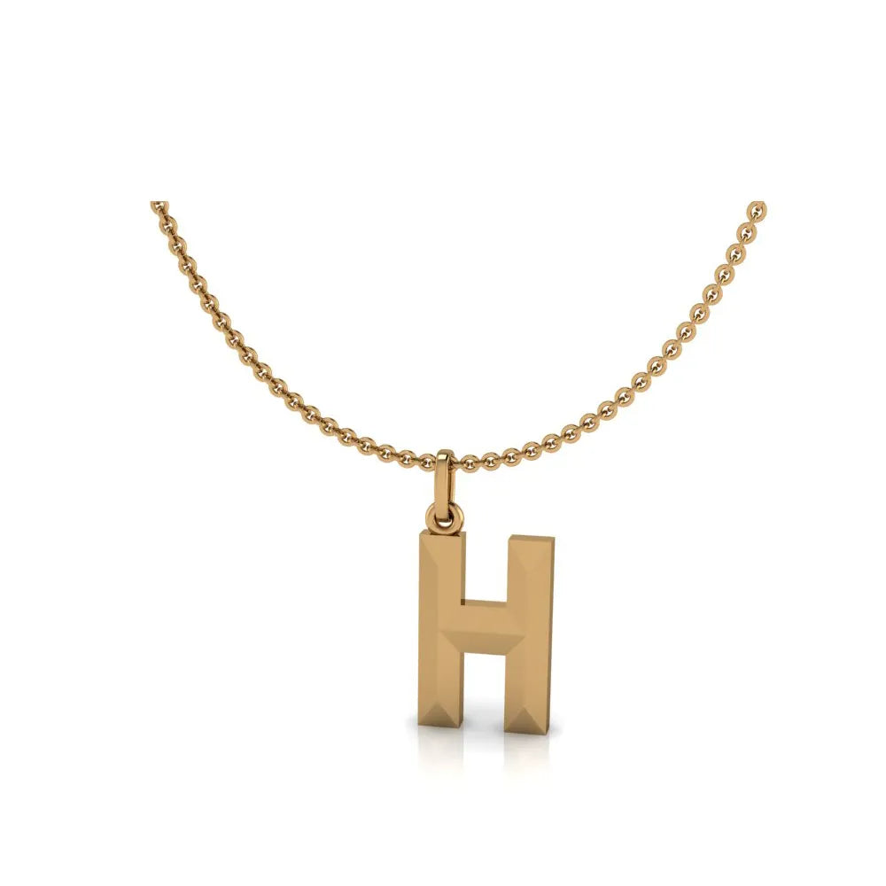 H-Initial-Pendant-Yellow