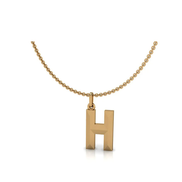 H-Initial-Pendant-Yellow