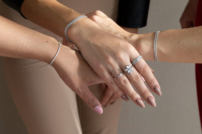 Natural 1.50ct Diamond Tennis Bracelet