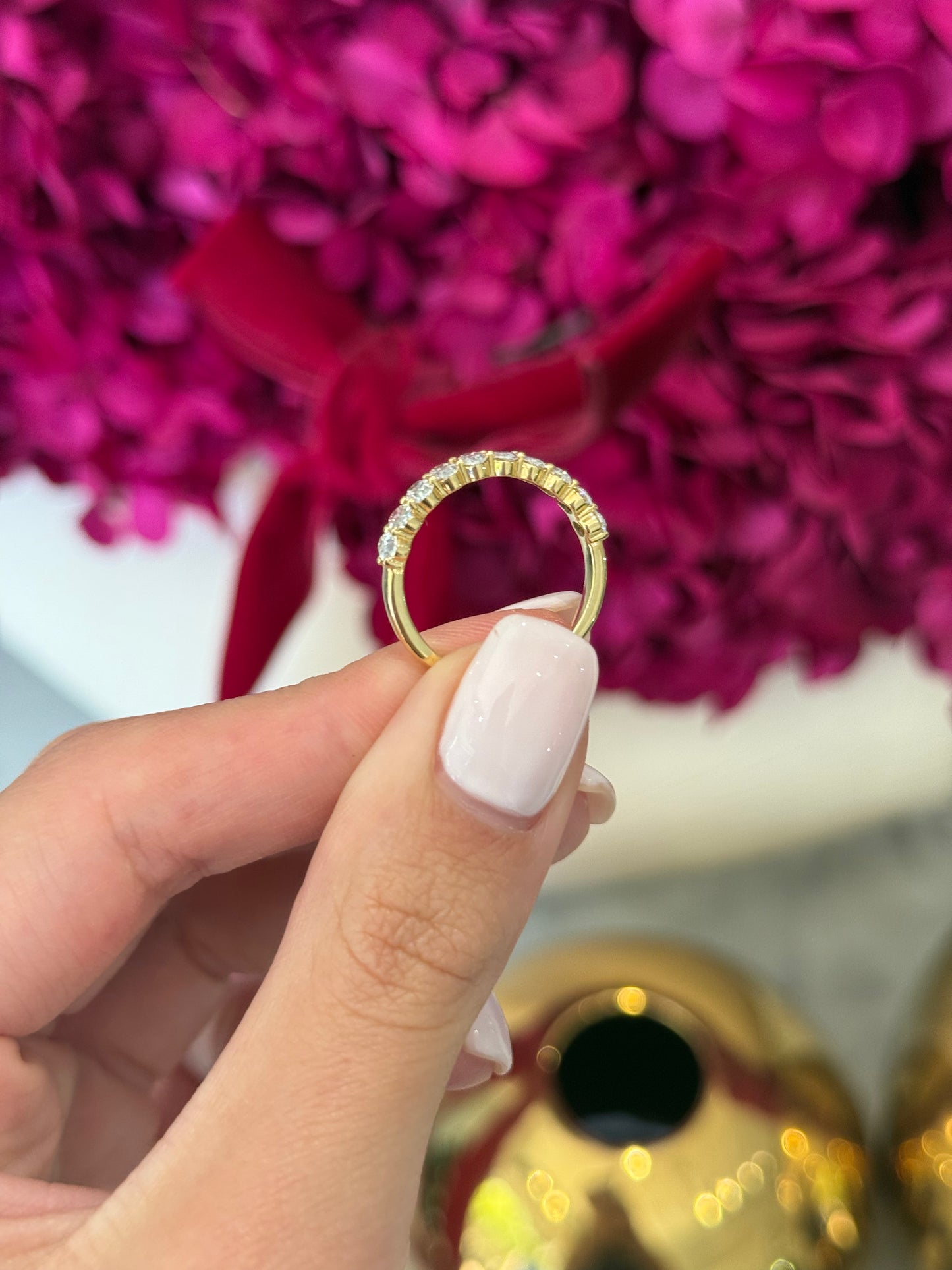 Charlet Design Natural Diamond Wedding Band